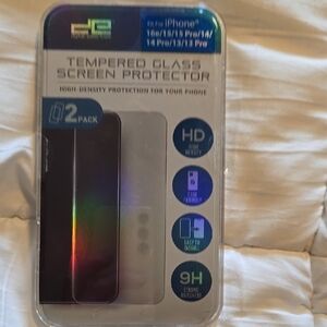 Premium Tempered Glass Screen Protector for iPhone - 2 Pack